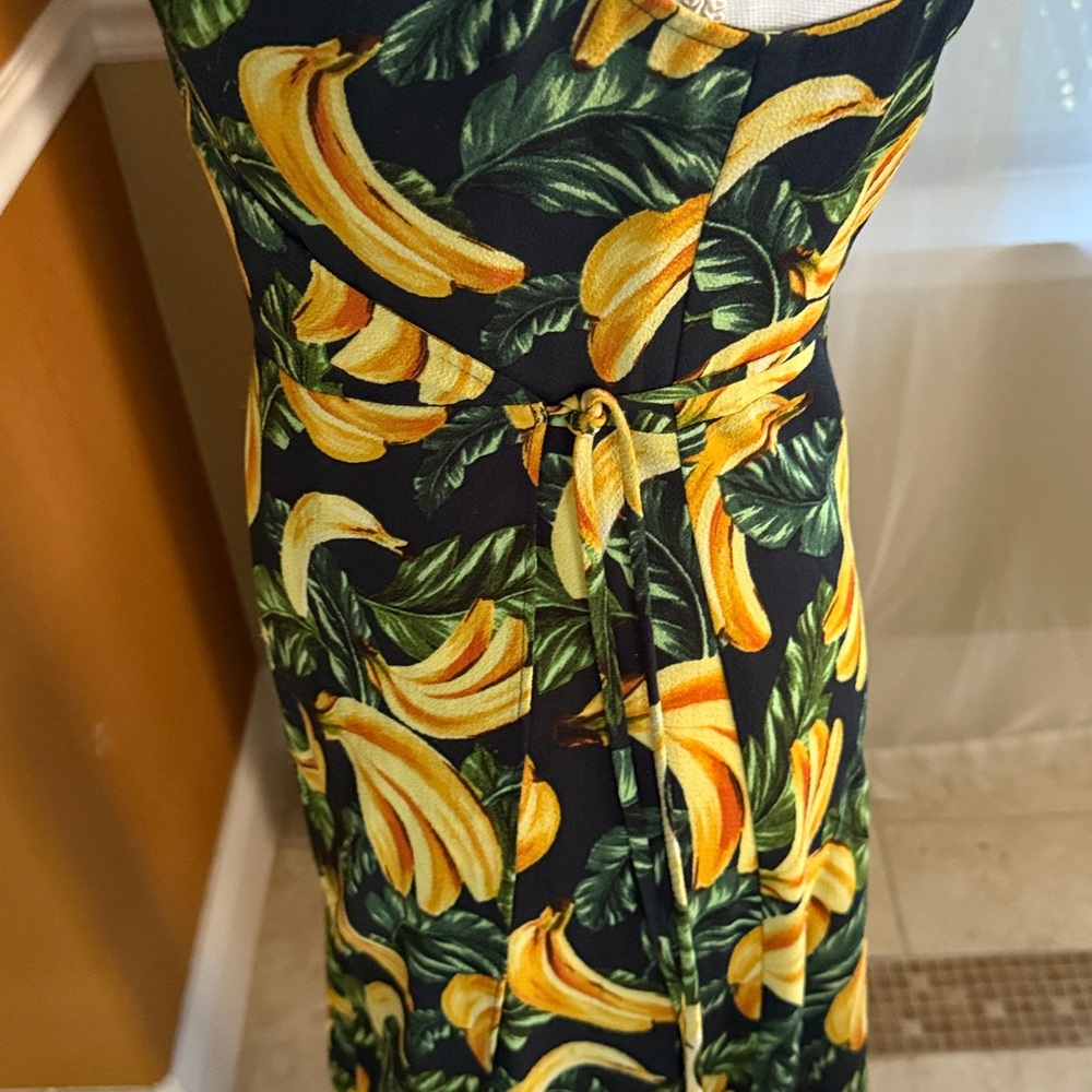 Show Me Your MuMu Banana Leaf Midi Dress - Picture 3 of 9